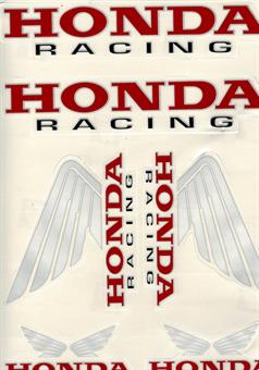 Mofa Moped Mokick Sponsor Kit Honda Racing 