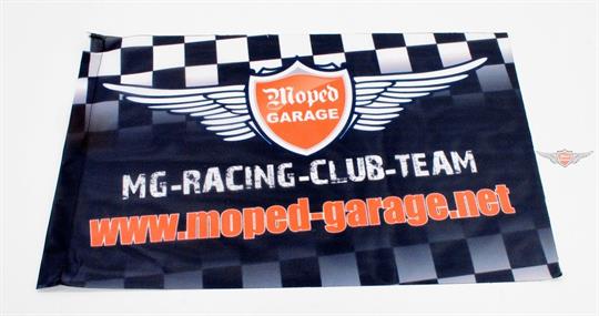 Moped Garage Flügel Logo Racing Team Mofa Fahne 