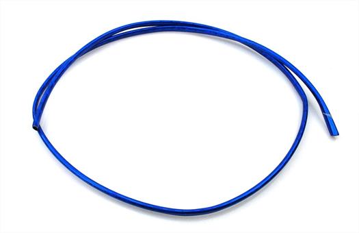 Simson Schwalbe Scheinwerfer Beinschild Blau Chrom Kantenband 110cm 