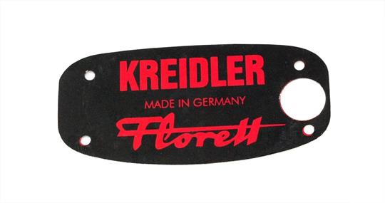 Kreidler Florett RS LF LH RM K54 Werkzeug Fach Alu Schild Rot 