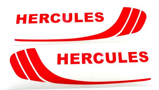 Hercules Prima M Optima Tank Aufkleber Rot Dekor Schriftzug Satz Germany 