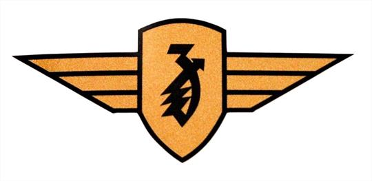 Zündapp Bergsteiger 442 444 Schutzblech Aufkleber Flügel Logo 
