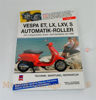 Piaggio Vespa ET LX LXV S Automatik Roller Technik Wartung Reparatur Anleitung 
