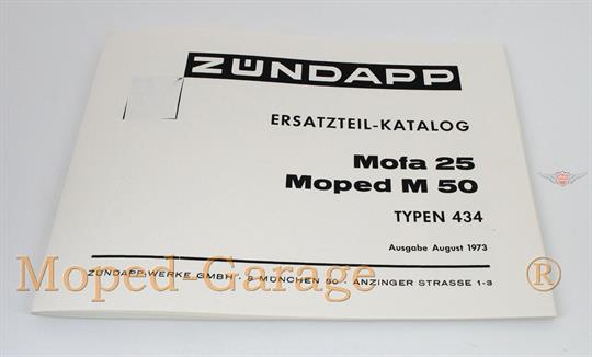 Zündapp Bergsteiger Mofa Moped M 25 50 Teile Katalog 