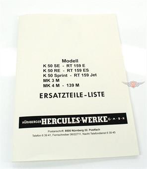 DKW RT 159 139 M Mokick Ersatzteil Liste Teile Katalog 
