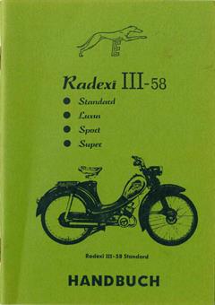 Express Radexi 3 - 58 Standard Luxus Sport Super  Bedienungsanleitung Handbuch 