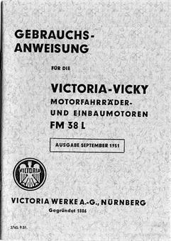 Victoria Vicky FM 38 L Bedienung Anleitung Daten Technik Handbuch 