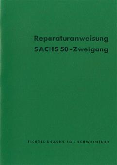 Sachs 50 2 Gang Motor Reparatur Anleitung Handbuch Neu 