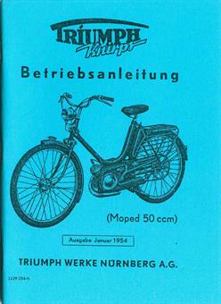Triumph Knirps Moped Bedienungsanleitung Handbuch Daten Technik Neu 