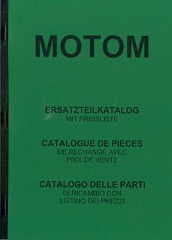 Motom 48 ccm 4 Takt Mofa  Ersatzteil Liste Teile Katalog 