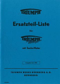 Triumph Knirps mit Sachs Motor Ersatzteil Liste Teile Katalog 
