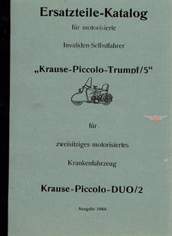 Krause Piccolo Trumpf 5 Simson DUO 2 Ersatzteil Liste Teile Katalog 