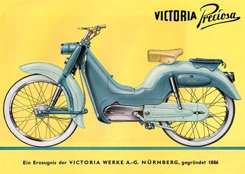 Victoria Preciosa Werbe Plakat 50er Jahre 